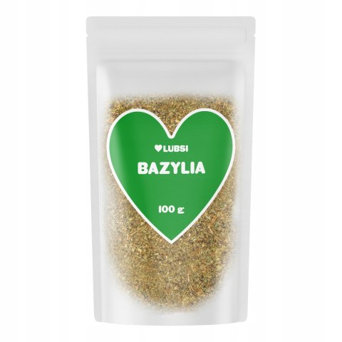 Bazylia suszona przyprawa 100g LUBSI naturalna aromatyczna wysoka jakość