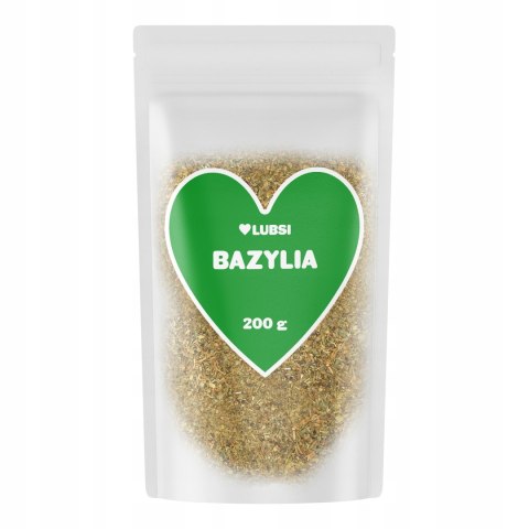 Bazylia suszona przyprawa 200g LUBSI naturalna aromatyczna wysoka jakość