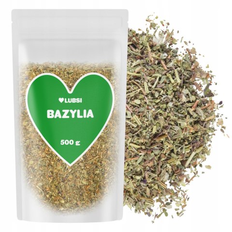 Bazylia suszona przyprawa 500g LUBSI naturalna aromatyczna wysoka jakość