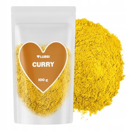 Curry mielone przyprawa indyjska 100g LUBSI aromatyczna doskonała jakość