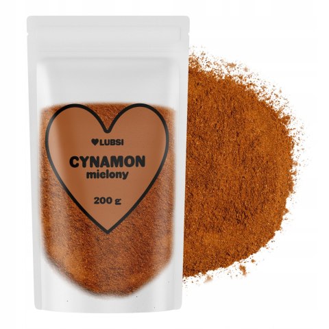 Cynamon mielony 200g LUBSI wysoka jakość aromatyczny naturalny