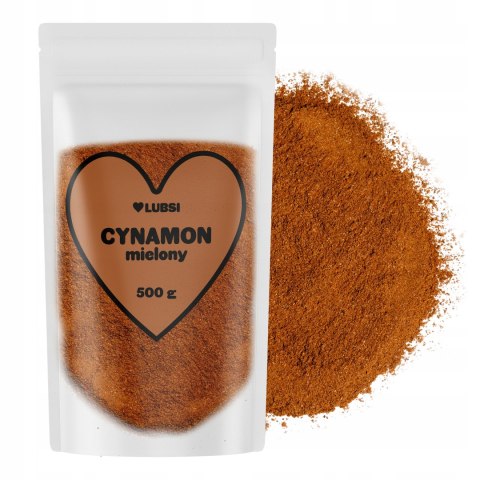 Cynamon mielony 500g LUBSI wysoka jakość aromatyczny naturalny