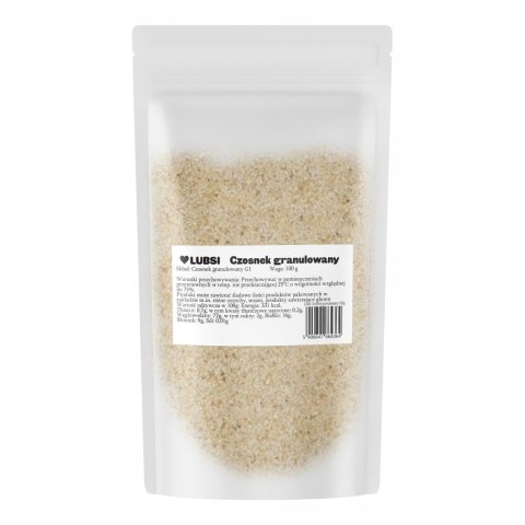 Czosnek granulowany suszony przyprawa 100g LUBSI aromatyczny naturalny