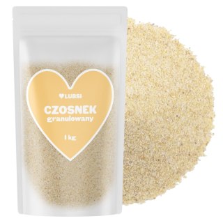 Czosnek granulowany suszony przyprawa 1kg LUBSI aromatyczny naturalny