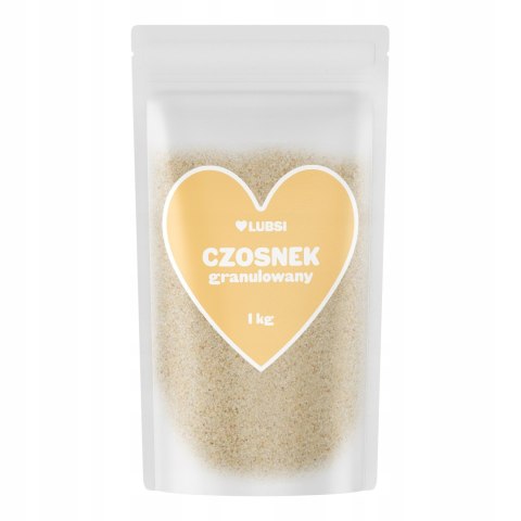 Czosnek granulowany suszony przyprawa 1kg LUBSI aromatyczny naturalny