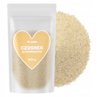 Czosnek granulowany suszony przyprawa 500g LUBSI aromatyczny naturalny