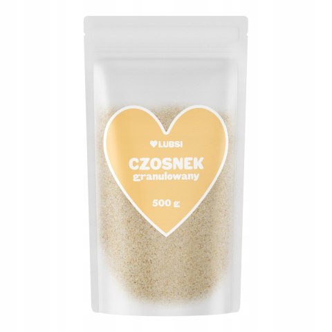 Czosnek granulowany suszony przyprawa 500g LUBSI aromatyczny naturalny