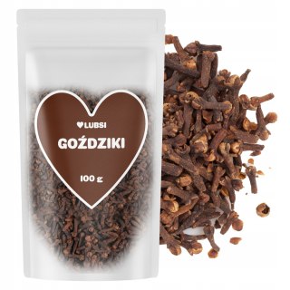 Goździki całe przyprawa 100g LUBSI suszone aromatyczne naturalne grzaniec