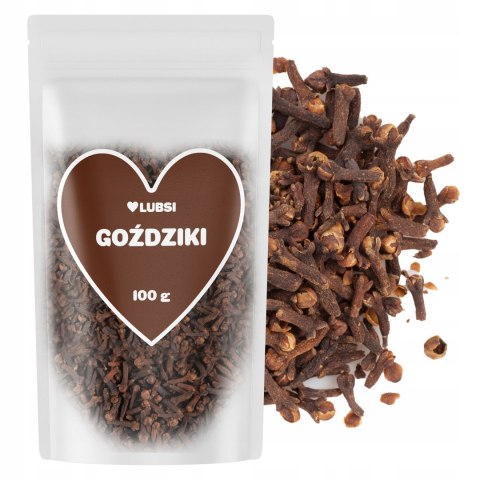 Goździki całe przyprawa 100g LUBSI suszone aromatyczne naturalne grzaniec