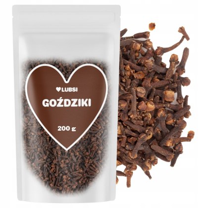 Goździki całe przyprawa 200g LUBSI suszone aromatyczne naturalne grzaniec