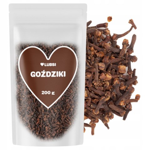 Goździki całe przyprawa 200g LUBSI suszone aromatyczne naturalne grzaniec