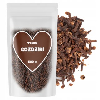 Goździki całe przyprawa 500g LUBSI suszone aromatyczne naturalne grzaniec