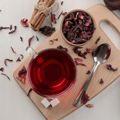 Hibiskus suszony 1kg LUBSI malwa naturalny kwiat hibiskusa herbata napar