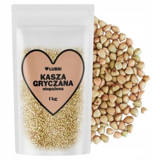 Kasza gryczana niepalona 1kg LUBSI biała wysoka jakość naturalna gryka