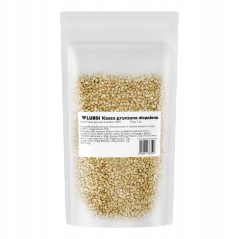Kasza gryczana niepalona 1kg LUBSI biała wysoka jakość naturalna gryka