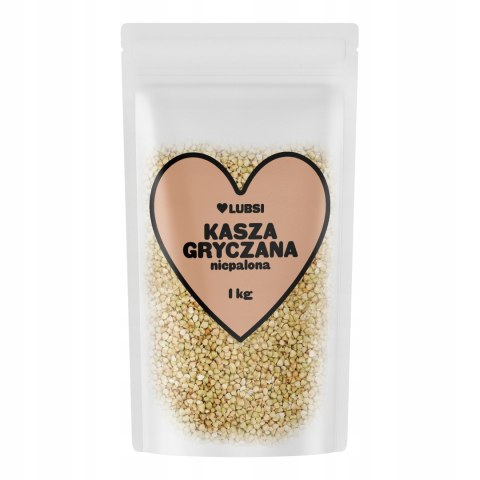 Kasza gryczana niepalona 1kg LUBSI biała wysoka jakość naturalna gryka