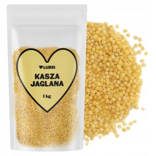 Kasza jaglana polska sypka 1kg LUBSI naturalna wysoka jakość