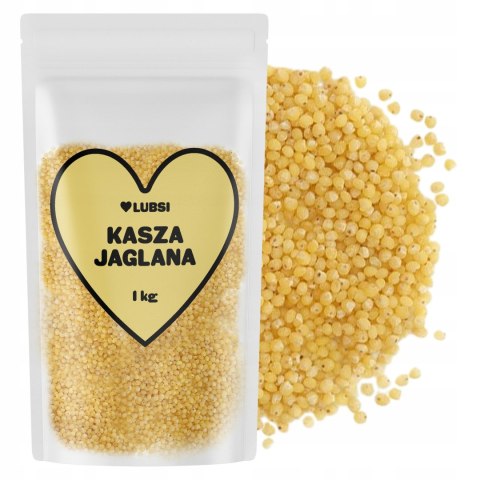 Kasza jaglana polska sypka 1kg LUBSI naturalna wysoka jakość