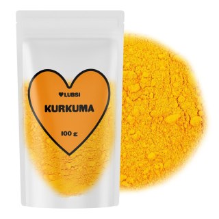 Kurkuma mielona przyprawa 100g LUBSI aromatyczna naturalna wysoka jakość