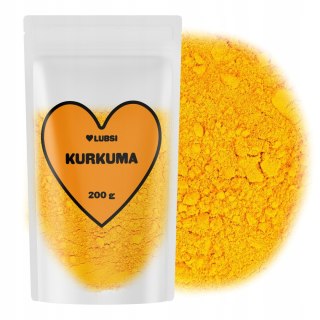 Kurkuma mielona przyprawa 200g LUBSI aromatyczna naturalna wysoka jakość