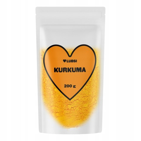 Kurkuma mielona przyprawa 200g LUBSI aromatyczna naturalna wysoka jakość