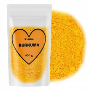 Kurkuma mielona przyprawa 500g LUBSI aromatyczna naturalna wysoka jakość
