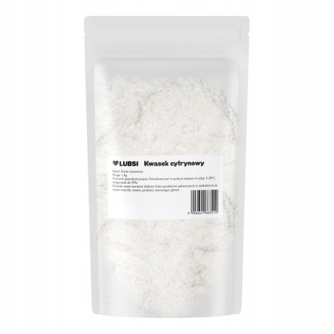 Kwas cytrynowy spożywczy 1kg LUBSI kwasek czysty naturalny wysoka jakość