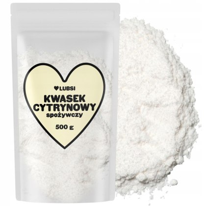 Kwas cytrynowy spożywczy 500g LUBSI kwasek czysty naturalny wysoka jakość