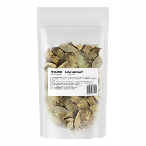 Liść laurowy przyprawa 100g LUBSI liście laurowe aromatyczne naturalne