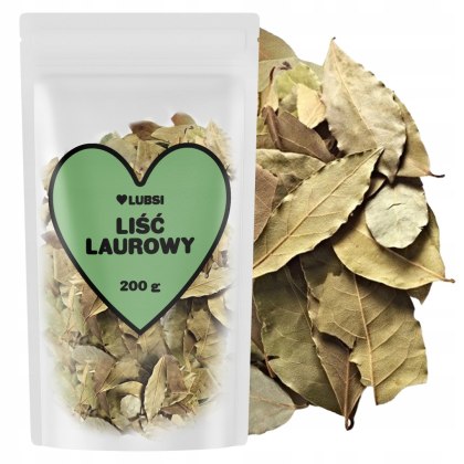 Liść laurowy przyprawa 200g LUBSI liście laurowe aromatyczne naturalne