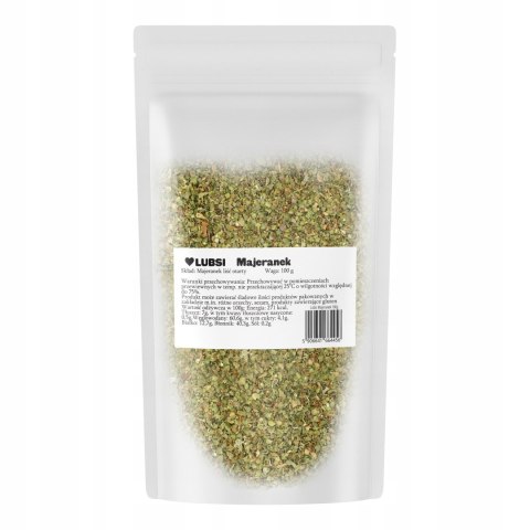 Majeranek suszony przyprawa liść 100g LUBSI aromatyczny wysoka jakość