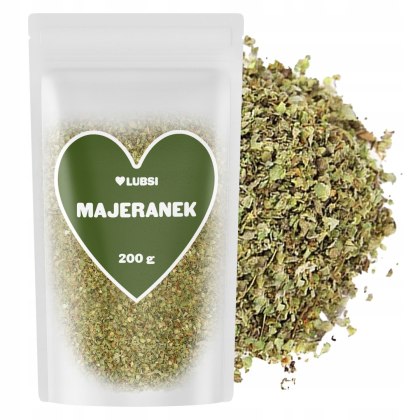 Majeranek suszony przyprawa liść 200g LUBSI aromatyczny wysoka jakość