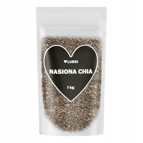 Nasiona chia 1kg LUBSI szałwia hiszpańska nasiona wysoka jakość naturalne