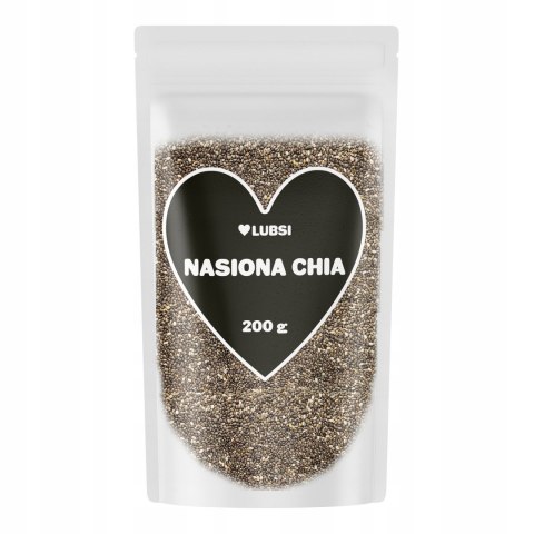 Nasiona chia 200g LUBSI szałwia hiszpańska nasiona wysoka jakość naturalne