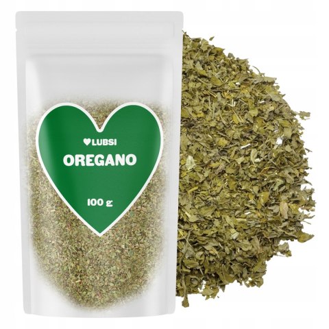 Oregano suszone przyprawa liść 100g LUBSI aromatyczna wysoka jakość