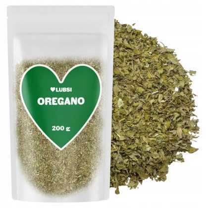 Oregano suszone przyprawa liść 200g LUBSI aromatyczna wysoka jakość
