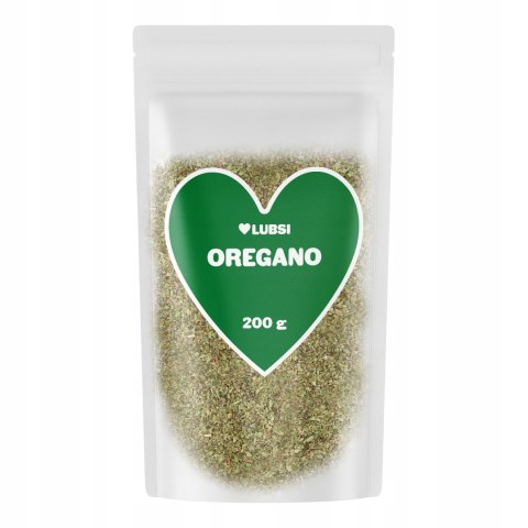 Oregano suszone przyprawa liść 200g LUBSI aromatyczna wysoka jakość