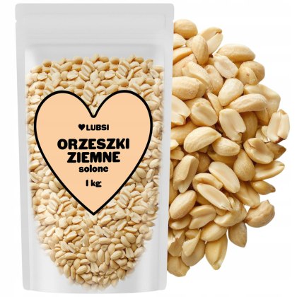 Orzeszki ziemne solone 1kg LUBSI orzechy ziemne arachidowe wysoka jakość