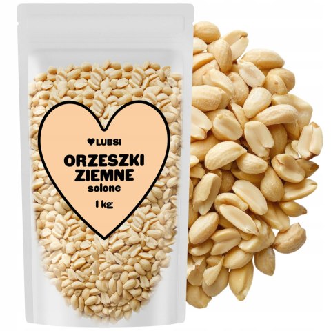Orzeszki ziemne solone 1kg LUBSI orzechy ziemne arachidowe wysoka jakość
