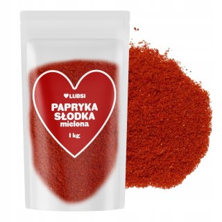 Papryka słodka mielona przyprawa 1kg LUBSI aromatyczna czerwona jakość