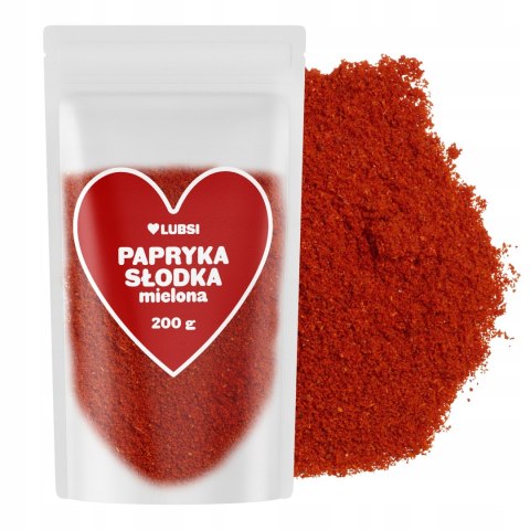 Papryka słodka mielona przyprawa 200g LUBSI aromatyczna czerwona jakość