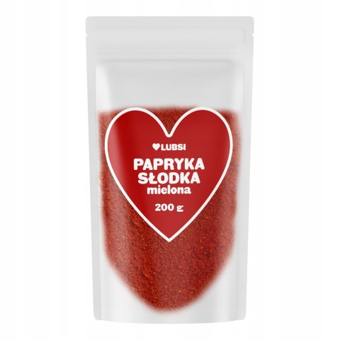 Papryka słodka mielona przyprawa 200g LUBSI aromatyczna czerwona jakość