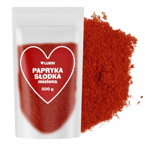 Papryka słodka mielona przyprawa 500g LUBSI aromatyczna czerwona jakość