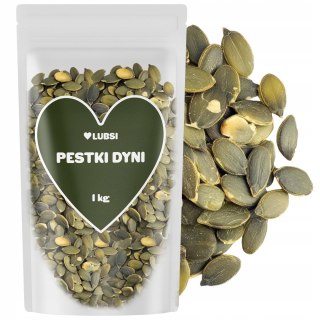 Pestki dyni POLSKIE łuskane 1kg LUBSI naturalne świeże wysoka jakość dynia