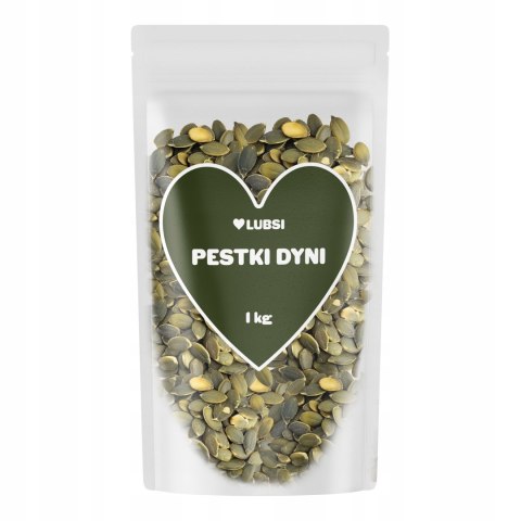 Pestki dyni POLSKIE łuskane 1kg LUBSI naturalne świeże wysoka jakość dynia