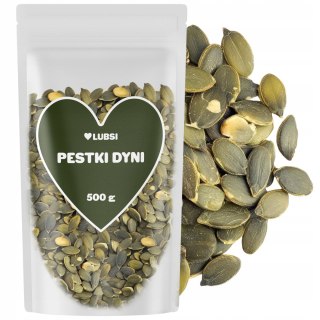 Pestki dyni POLSKIE łuskane 500g LUBSI naturalne świeże wysoka jakość dynia