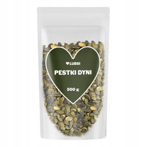 Pestki dyni POLSKIE łuskane 500g LUBSI naturalne świeże wysoka jakość dynia