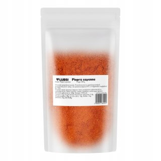 Pieprz cayenne mielony przyprawa 200g LUBSI kajeński bardzo ostry