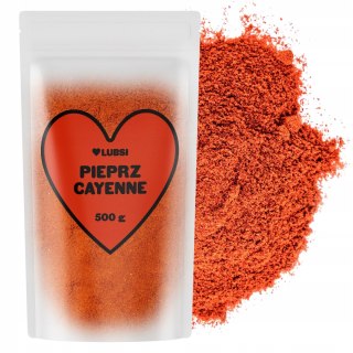 Pieprz cayenne mielony przyprawa 500g LUBSI kajeński bardzo ostry