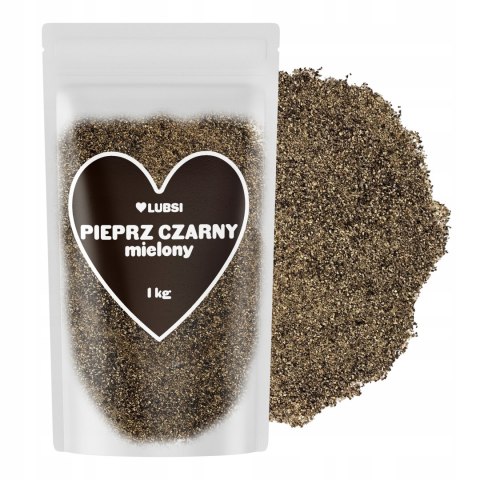 Pieprz czarny mielony przyprawa 1kg LUBSI naturalny aromatyczny jakość